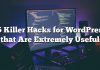 15 Killers Hacks para WordPress que son extremadamente útiles