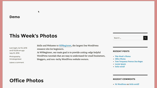 Cambio de fondo aleatorio en WordPress Cambio de fondo aleatorio en WordPress