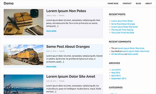 Colores alternativos usados para publicaciones de WordPress usando clases de CSS pares e impares Colores alternativos usados para publicaciones de WordPress usando clases de CSS pares e impares