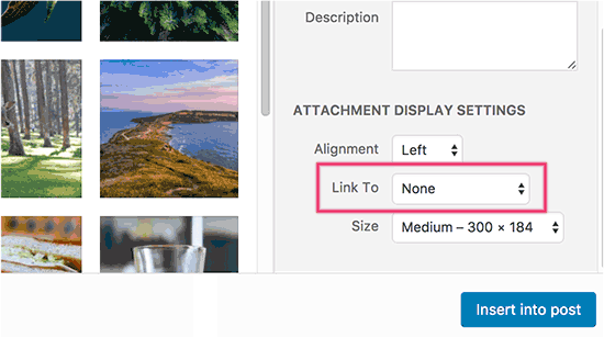 Deshabilitar enlaces de imagen predeterminados en WordPress Deshabilitar enlaces de imagen predeterminados en WordPress