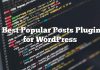 5 mejores plugins de publicaciones populares para WordPress