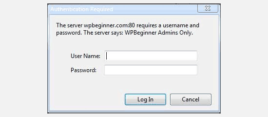 Directorio protegido por contraseña Directorio protegido por contraseña
