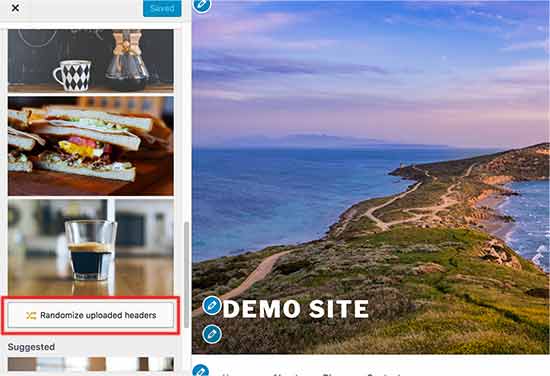 Aleatorice las imágenes de encabezado en WordPress Aleatorice las imágenes de encabezado en WordPress