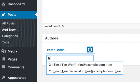 Seleccione varios autores Seleccione varios autores