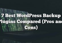 7 mejores plugins de respaldo de WordPress comparados (pros y contras)