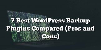 7 mejores plugins de respaldo de WordPress comparados (pros y contras)