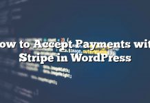 Cómo aceptar pagos con Stripe en WordPress
