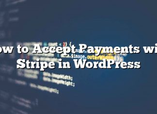 Cómo aceptar pagos con Stripe en WordPress