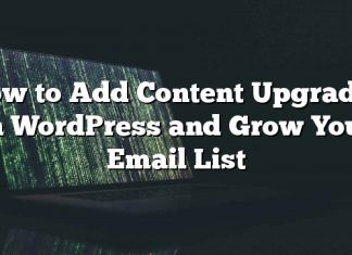 Cómo agregar actualizaciones de contenido en WordPress y hacer crecer su lista de correo electrónico
