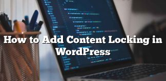 Cómo agregar bloqueo de contenido en WordPress