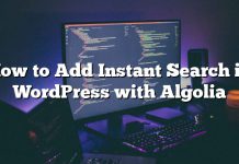 Cómo agregar búsqueda instantánea en WordPress con Algolia