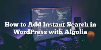 Cómo agregar búsqueda instantánea en WordPress con Algolia