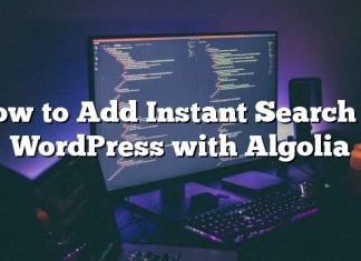 Cómo agregar búsqueda instantánea en WordPress con Algolia