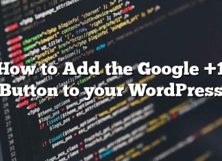 Cómo agregar el botón Google +1 a tu WordPress