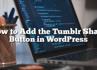 Cómo agregar el botón para compartir Tumblr en WordPress