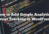 Cómo agregar el seguimiento de eventos de Google Analytics en WordPress