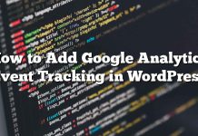 Cómo agregar el seguimiento de eventos de Google Analytics en WordPress