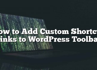 Cómo agregar enlaces de acceso directo personalizados a la barra de herramientas de WordPress