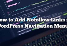 Cómo agregar enlaces de Nofollow en los menús de navegación de WordPress