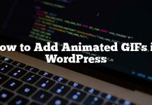 Cómo agregar GIF animados en WordPress