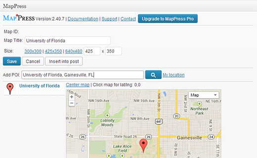 Agregar Google Maps a las publicaciones de WordPress usando un complemento 
