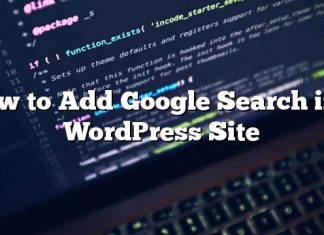 Cómo agregar la búsqueda de Google en un sitio de WordPress