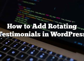 Cómo agregar testimonios rotativos en WordPress