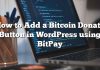 Cómo agregar un botón de donación de Bitcoin en WordPress usando BitPay