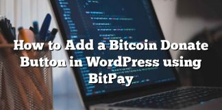 Cómo agregar un botón de donación de Bitcoin en WordPress usando BitPay