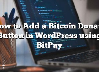 Cómo agregar un botón de donación de Bitcoin en WordPress usando BitPay