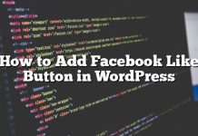 Cómo agregar un botón Me gusta de Facebook en WordPress