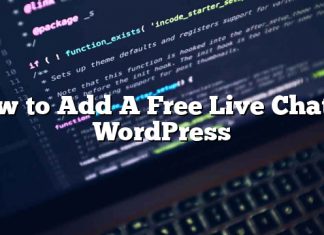 Cómo agregar un chat en vivo gratis en WordPress