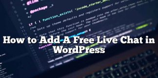 Cómo agregar un chat en vivo gratis en WordPress