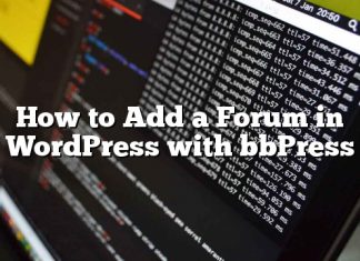 Cómo agregar un foro en WordPress con bbPress