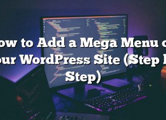 Cómo agregar un mega menú en su sitio de WordPress (paso a paso)