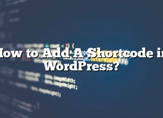 Cómo agregar un shortcode en WordPress?