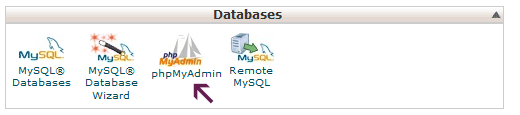 cPanel phpMyAdmin 