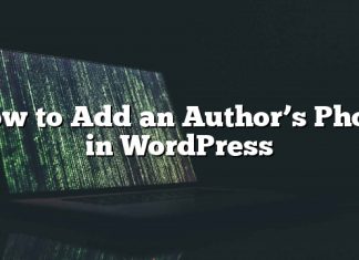 Cómo agregar una foto de autor en WordPress