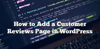 Cómo agregar una página de comentarios de clientes en WordPress
