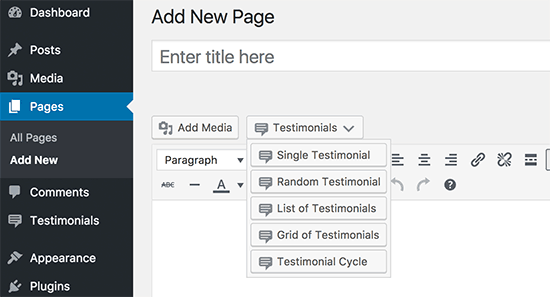 Botón de testimonios 