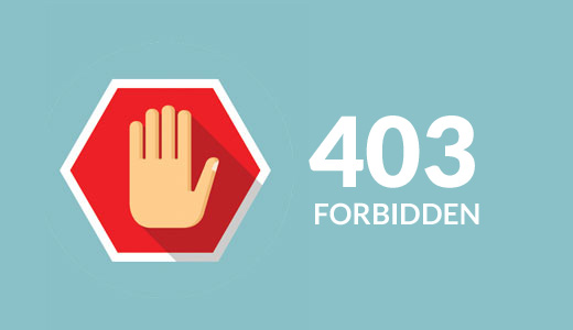 Se corrigió el error prohibido 403 en WordPress 
