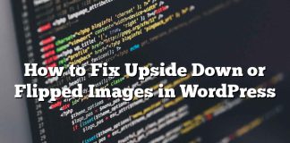 Cómo arreglar imágenes al revés o volteadas en WordPress