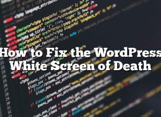 Cómo arreglar la pantalla blanca de WordPress de la muerte