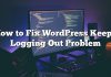 Cómo arreglar WordPress sigue desconectando el problema