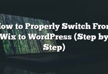 Cómo cambiar correctamente de Wix a WordPress (paso a paso)
