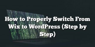 Cómo cambiar correctamente de Wix a WordPress (paso a paso)