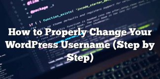 Cómo cambiar correctamente su nombre de usuario de WordPress (paso a paso)