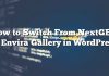 Cómo cambiar de NextGEN a Envira Gallery en WordPress