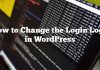 Cómo cambiar el logotipo de inicio de sesión en WordPress