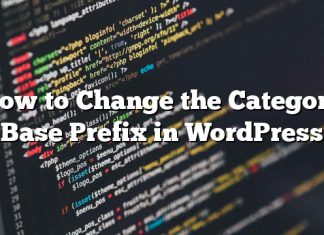Cómo cambiar el Prefijo base de categoría en WordPress